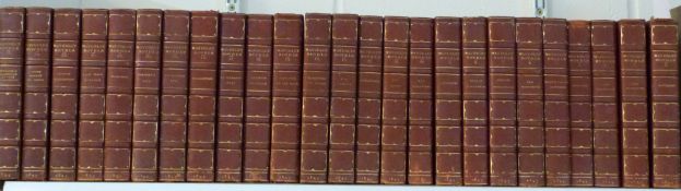 SIR WALTER SCOTT: WAVERLEY NOVELS, London, Adam & Charles Black, 1897, 25 vols, contemporary half