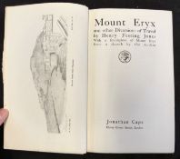HENRY FESTING JONES: MOUNT ERYX AND OTHER DIVERSIONS OF TRAVEL, London, Jonathan Cape, 1921, 1st