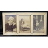 JOSEPH CHAMBERLAIN, photogravure of him at desk, signed and inscribed dated 1905, approx 230 x