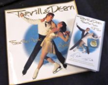 Jane Torville & Christopher Dean, World Tour souvenir programme, signed by both + official video (2)