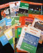 Packet: assorted Football Association International programmes