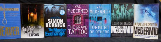 VAL MCDERMID: 4 titles: A PLACE OF EXECUTION, London, Harper Collins, 1999, 1st edition, signed,