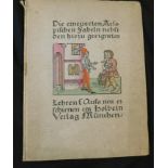 DIE ERNEUERTEN ASOPISCHEN FABELN..., Munchen, Holbein-Verlag, 1923, hand coloured text ills,