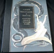 EDWARD YOUNG: NIGHT THOUGHTS, ill William Blake, London, Folio Society, 2005 (1020) (1000) 2 vols,