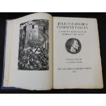 JULIUS CAESAR: JULIUS CAESAR'S COMMENTARIES, A MODERN RENDERING BY SOMERSET DE CHAIR, ill Clifford