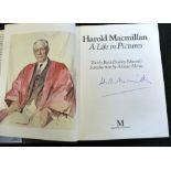 HAROLD MACMILLAN: A LIFE IN PICTURES, London, MacMillan, 1983, 1st edition, signed, original
