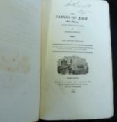 FABLES OF AESOP AND OTHERS, ill Thomas Bewick, Newcastle, 1823, 2nd edition, receipt leaf loosely