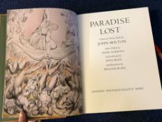 JOHN MILTON: PARADISE LOST, preface Peter Ackroyd, intro John Wain, ill William Blake, London, Folio