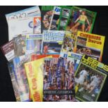 Packet: good quantity assorted soccer programmes