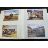 Two modern photo albums, mainly transport related photos