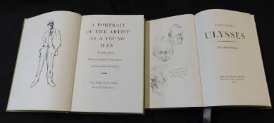 JAMES JOYCE: 2 titles: ULYSSES, Pennsylvania, V Franklin Library, 1976, limited edition,