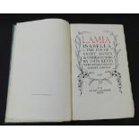 JOHN KEATS: LAMIA ISABELLA, THE EVE OF SAINT AGNES AND OTHER POEMS, ill Robert Gibbings, Waltham