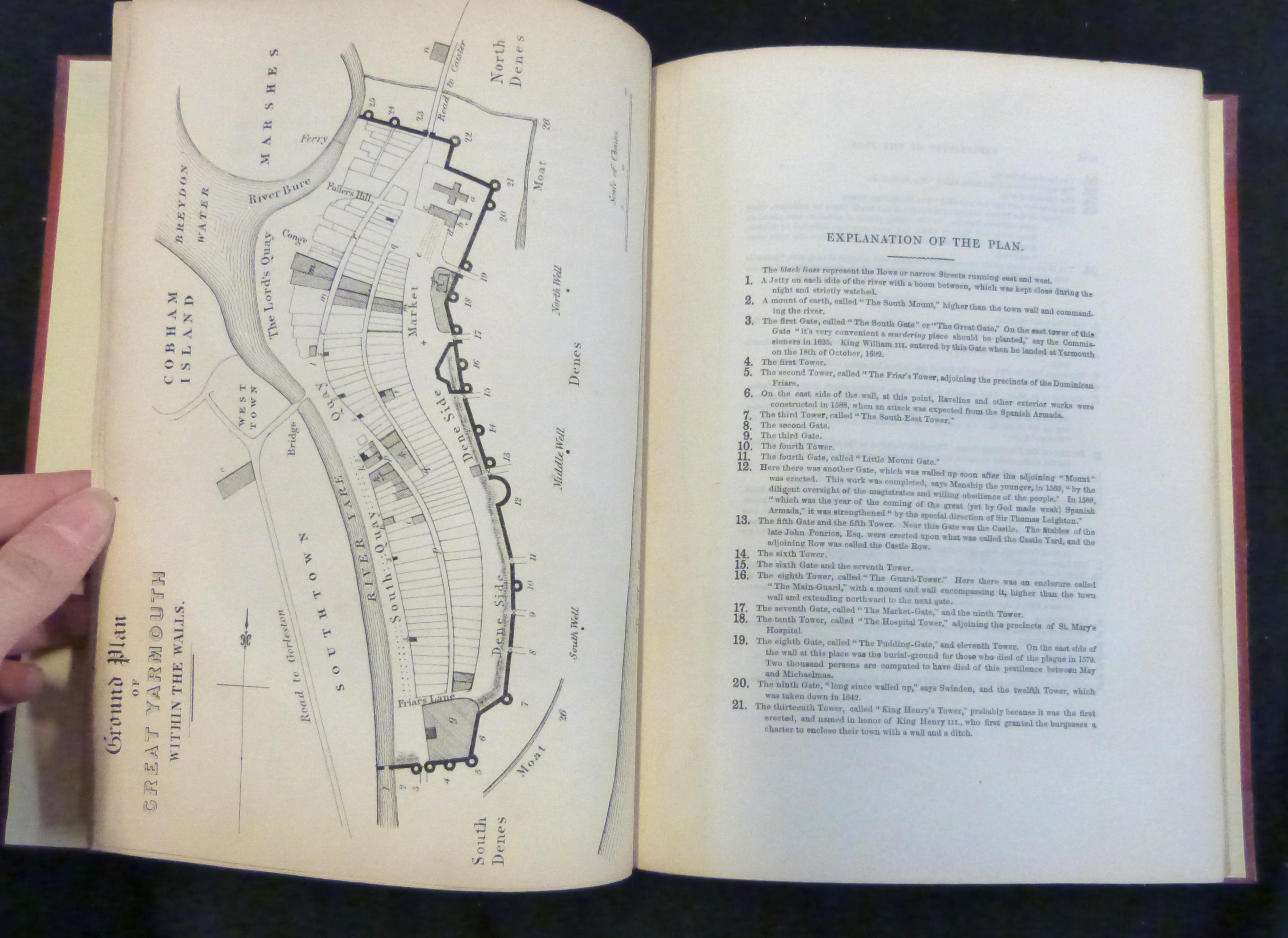 CHARLES JOHN PALMER (ED): A BOOKE OF THE FOUNDATION AND ANTIQUITYE OF THE TOWNE OF GREATE - Image 3 of 3