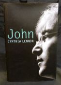 CYNTHIA LENNON: JOHN, London, 2005, 1st edition, signed on publisher's slip pasted onto title