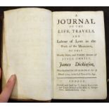 JAMES DICKINSON: A JOURNAL OF THE LIFE, TRAVELS AND LABOUR OF LOVE IN THE WORK OF THE MINISTRY