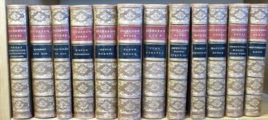 CHARLES DICKENS: THE WORKS, London, Chapman & Hall, 1894, 18 vols, uniform half calf gilt marbled