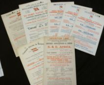 Packet: 8 assorted shipping notices, 1915-39, mainly 1928 to 29, (8)