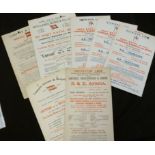 Packet: 8 assorted shipping notices, 1915-39, mainly 1928 to 29, (8)