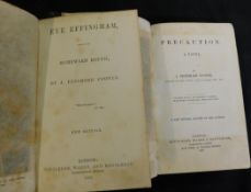 JAMES FENNIMORE COOPER: 2 titles: PRECAUTION, A NOVEL, London, Routledge, Warne & Routledge, 1860,