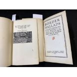 DOUGLAS PERCY BLISS (ED/ILL): 2 titles: BORDER BALLADS, London, Oxford University Press, 1925, 1st