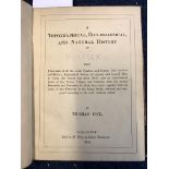 THOMAS COX: A TOPOGRAPHICAL ECCLESIASTICAL AND NATURAL HISTORY, 1700, Norfolk Section, engraved hand