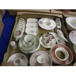 BOX OF POOLE WARES, MAINLY TABLE WARES