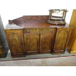 19TH CENTURY MAHOGANY BREAK FRONT SIDEBOARD, 170CM WIDE