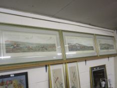 SET OF THREE REPRODUCTION HUNTING PRINTS