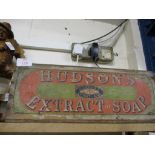 BOX ADVERTISING HUDSONS EXTRACT OF SOAP