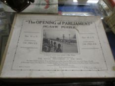 OPENING OF PARLIAMENT JIGSAW PUZZLE BY JONES & CO, LONDON