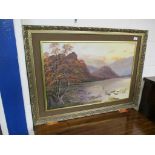 MODERN OIL PAINTING OF DERWENTWATER