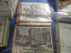 MADE-UP JIGSAW PUZZLE OF A ROYAL PROCESSION, TOGETHER WITH ORIGINAL BOX