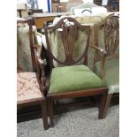 CHIPPENDALE STYLE MAHOGANY DINING CHAIR