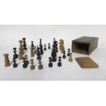 Staunton type part chess set