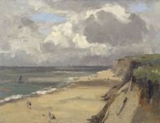 Campbell Archibald Mellon, ROI, RBA, (1878-1955), "Late July 10:30am, Hopton, 1932", oil on panel,