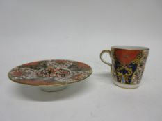 Davenport trembleuse cup and saucer decorated with a japan pattern (saucer a/f)