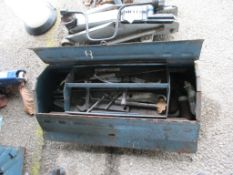 CANTILEVER TOOLBOX AND CONTENTS INCLUDING WRENCHES ETC