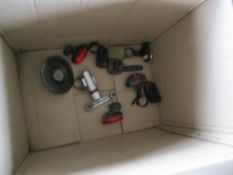 BOX CONTAINING SMALL FITTINGS ETC