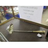 SILVER METAL TASTER WITH BONE HANDLE