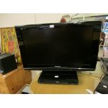 PANASONIC DVD PLAYER AND TV