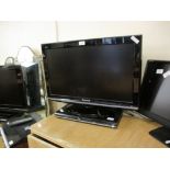 TOSHIBA DVD PLAYER AND A PANASONIC TV