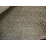 GREY THICK PILE BATHROOM CARPET, 157CM WIDE