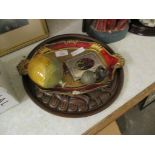 CIRCULAR WOODEN TRAY ETC