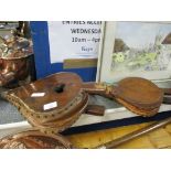 PAIR OF WOODEN BELLOWS