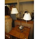 MODERN TWO-BRANCH TABLE LAMP, 56CM HIGH