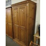 PINE WARDROBE, 105CM WIDE