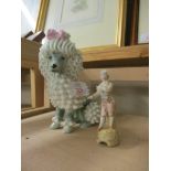 ORNAMENTAL DOG AND FIGURE