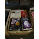 BOX OF PAPERBACKS AND OTHER NOVELS