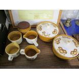 POTTERY DINNER WARES IN THE PALLASEY RANGE BY ROYAL WORCESTER