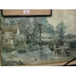 COLOURED PRINT AFTER CONSTABLE